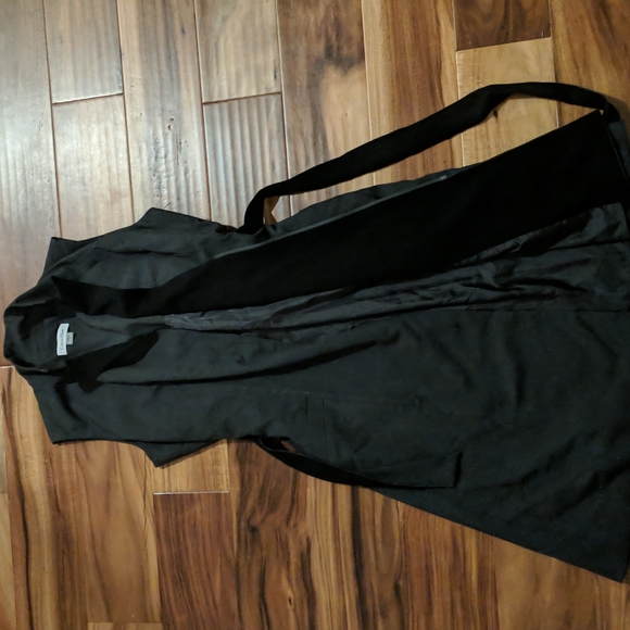 Calvin Klein grey fit and flare dress size 4P - Picture 2 of 2